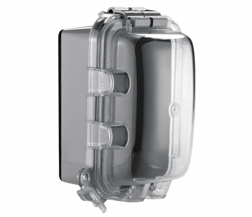 Caja de proteccion para intemperie de 1 modulo gris