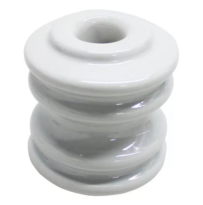 Aislador de porcelana tipo carrete (1C-1R)