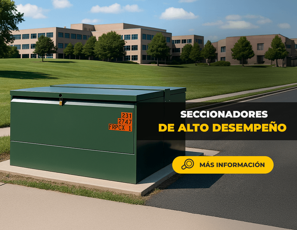 Aei - Contamos con seccionadores tipo pedestal