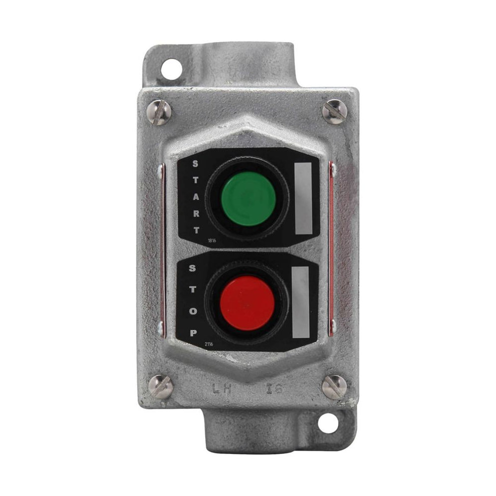 Estacion de control de paso con dos botones - Crouse Hinds — Aei.mx