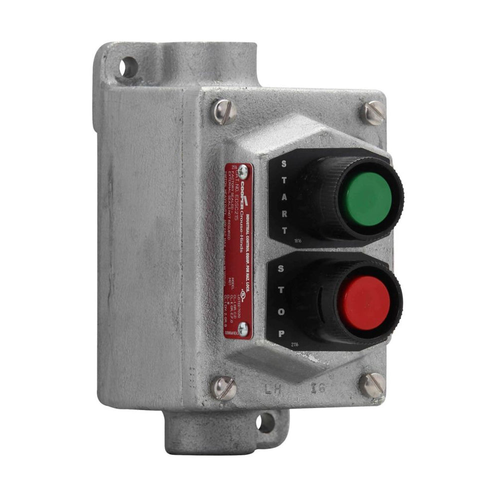 Estacion de control de paso con dos botones - Crouse Hinds — Aei.mx