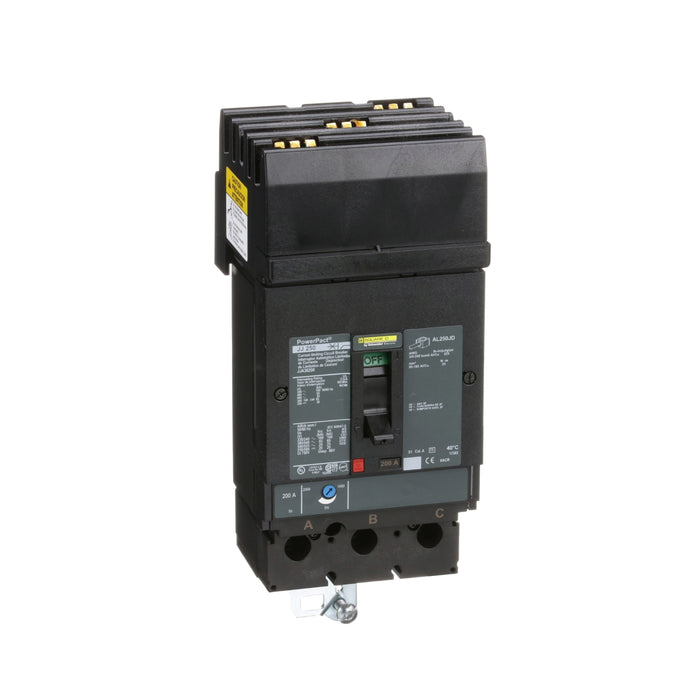 Interruptor termomagnético PowerPacT J, de 200A, 3 polos, 25kA a 600V, I-Line
