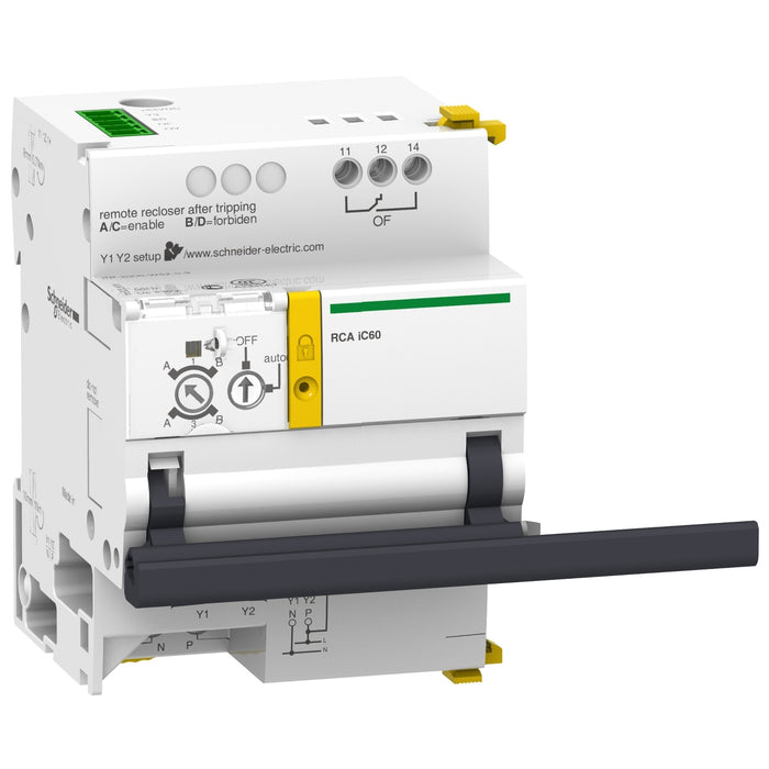 Modulo auxiliar RCA 50/60 Hz, bloque de contr