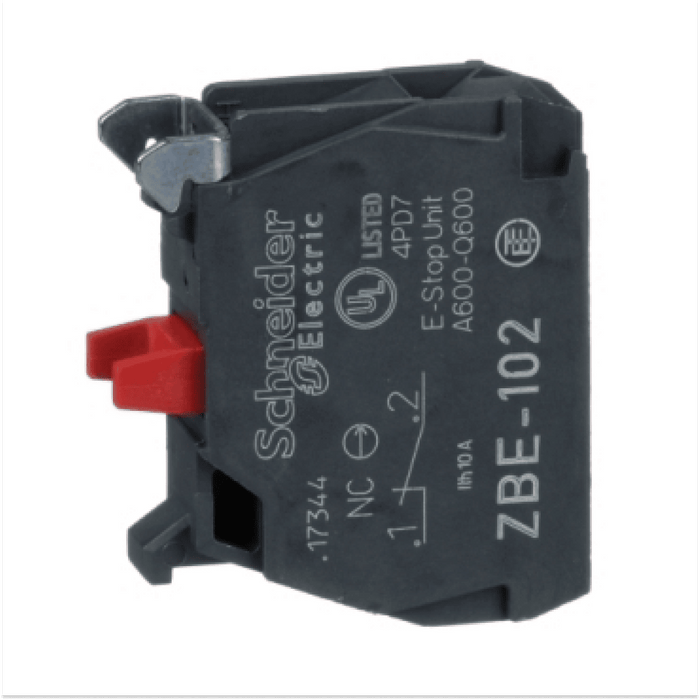 Elemento de contacto para boton de control - zbe ú 22 - 1 nc