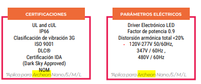 Certificaciones