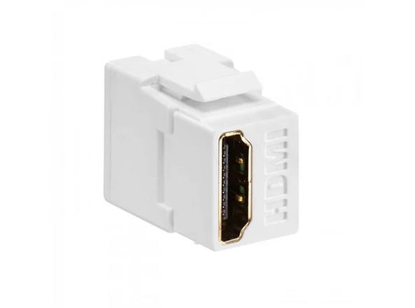 Conector Quickport HDMI hembra-hembra, blanco - Leviton