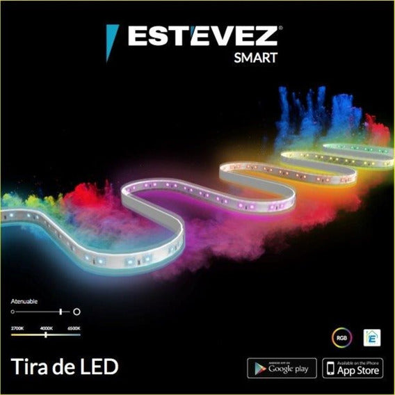 Tira led inteligente control wifi RGB de 3 metros - Estevez