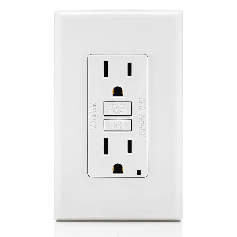 Leviton 80608-W Plaque Murale Combinée – 2 Appareils – Taille Moyenne – Blanc – Pour Prises Et Interrupteurs