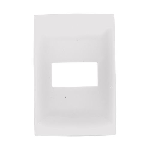 Placa de 1 ventana, Cien, color blanco - Leviton