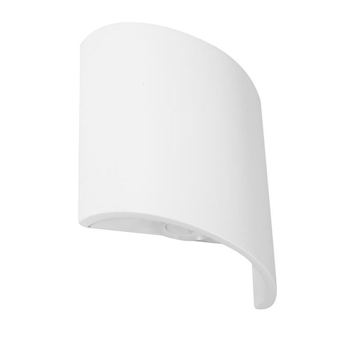 Luminario LED de doble  salida sobreponer en muro luz calida color blanco - Ilumileds