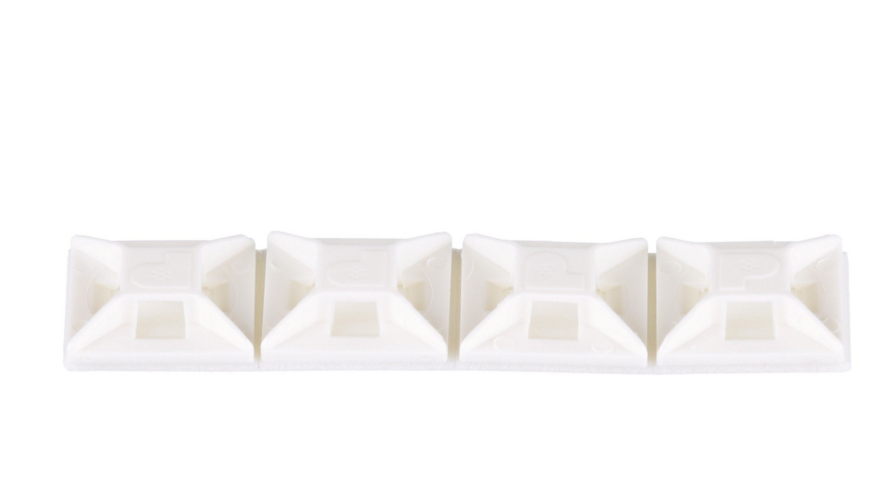 Sujetacable cinturones adheribles color blanco - Panduit