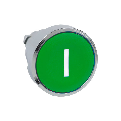 Cabezal de pulsador rasante verde 22mm Harmony XB4
