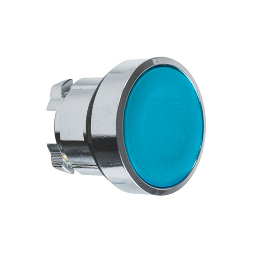 Cabeza de pulsador color azul sin iluminacion redondo de 22 mm