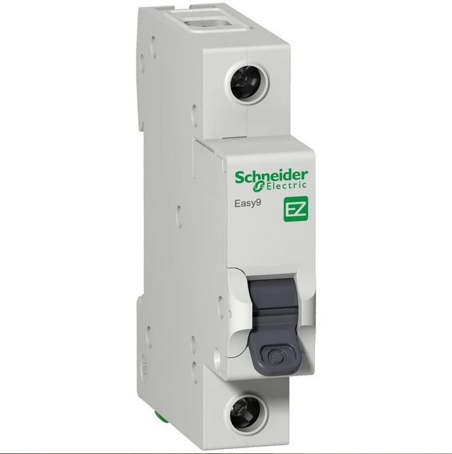 Interruptor termomagnetico EASY9 de 1 Polo 20A riel DIN - Schneider